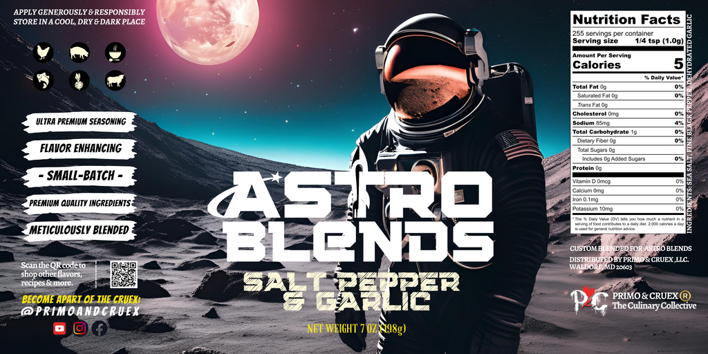 SALT, PEPPER & GARLIC BLEND